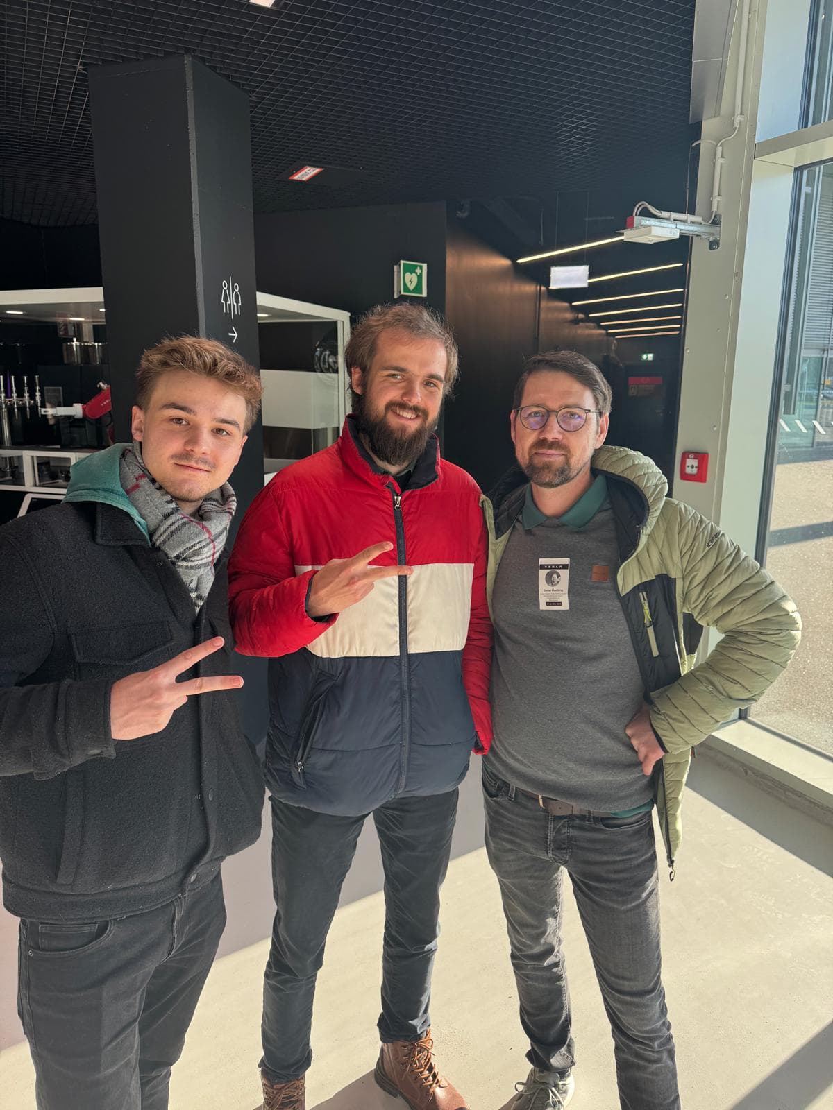 Verspieltes Geburtstagsfoto fuer den Chef.